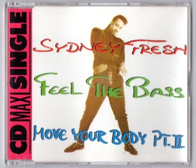 Sydney Fresh Maxi-CD FEEL THE BASS 1990 NL Rams Horn Records 4-tr Hip-Hop House