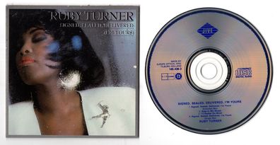 Ruby Turner Maxi-CD SIGNED, SEALED, Delivered (I'm Yours) © 1988 Jive Cardsleeve