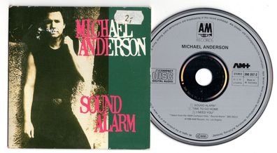 Michael Anderson Maxi-CD SOUND ALARM © 1988 A&M Records Cardsleeve 3-track Rock