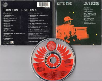 Elton John CD LOVE SONGS © 1983 first press Watermelon West Germany 811 312-2