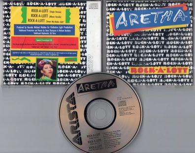 Aretha Franklin Promo-CD ROCK-A-LOTT 1987 USA 3-track Funk Soul - near mint