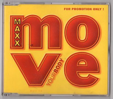 Maxx 3-track Promo-CD MOVE YOUR BODY © 1995 INT 893.147 Electro House near mint