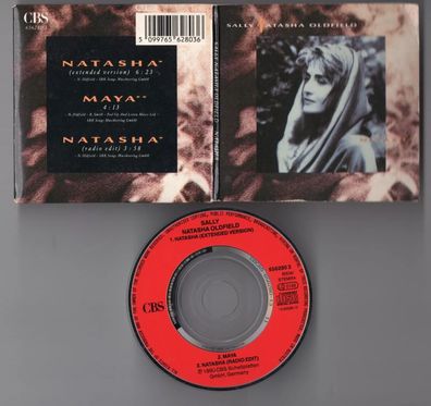 Sally Natasha Oldfield CD-SINGLE 3-Inch Natasha © 1990 CBS 656280 3 Rock 3-track