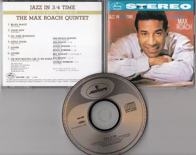Max Roach CD JAZZ IN 3/4 TIME © 1991 Japan Jasrac 7-track Mercury MINT EJD-3096
