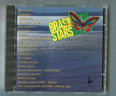 V.A. CD-sampler BRASIL STARS © 1987 France 600 172 - 20-Track LATIN Early Press