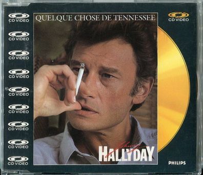 Johnny Hallyday CDV CD-Video Quelque CHOSE DE Tennessee © 1985 # PAL 080 428-2