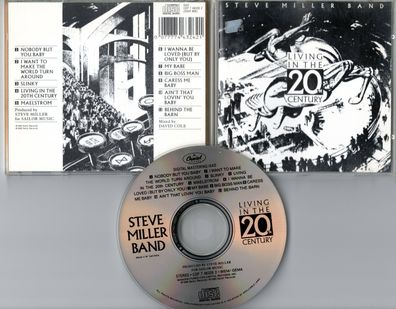 Steve Miller Band CD LIVING IN THE 20th Century © 1986 rare West Germany Press