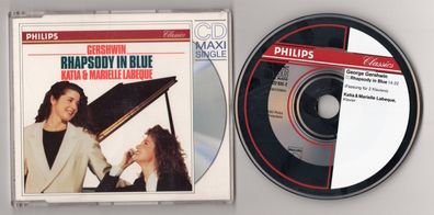 Katia & Marielle Labeque Maxi-CD Rhapsody IN BLUE ( Gershwin) 1988 West Germany