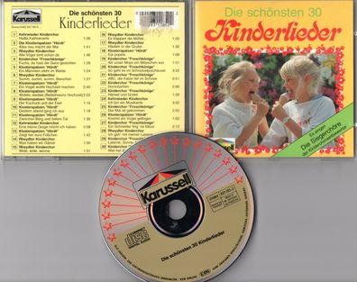 80's CD-Sampler Karussell DIE Schönsten 30 Kinderlieder 831 185-2 West Germany