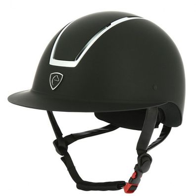 Ekkia Equithème Reithelm Glint Mat schwarz silver