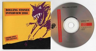 Rolling Stones Promo-CD Interview 1990 Cardsleeve CBS SAMP CD 1408 - near mint