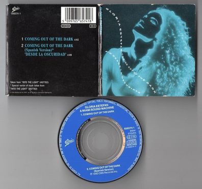 Gloria Estefan CD-SINGLE 3-Inch COMING OUT OF THE DARK 1991 Epic 2-trck 656574 1