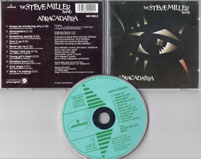 Steve Miller Band CD Abracadabra © 1983 GREEN ARROW 800 090-2 Mercury NEAR MINT