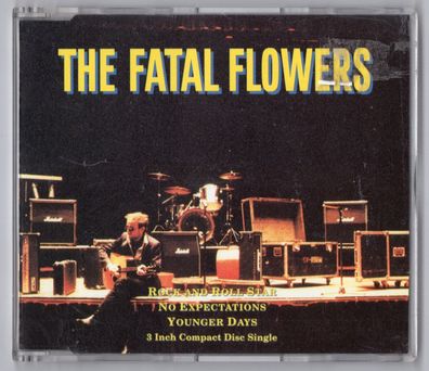 The Fatal Flowers CD-SINGLE 3-Inch ROCK AND ROLL STAR 1988 WEA 3-track Rock Glam