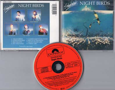 Shakatak CD NIGHT BIRDS © 1982 Polydor 1st press RED FACE West Germany 810 829-2