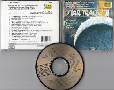 OST Soundtrack CD STAR TRACKS II Erich Kunzel 1990 Telarc - rare MADE IN JAPAN