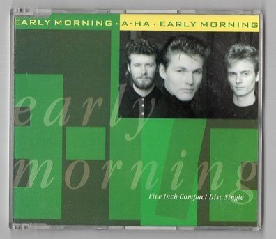 a-ha Aha CD-SINGLE EARLY Morning © 1991 Warner Bros. 3-track W0012CD synth-pop