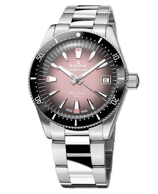 EDOX Skydiver Automatic Lady 80131-3NM-NDRO Frauenuhr Skydiver Automatic Lady