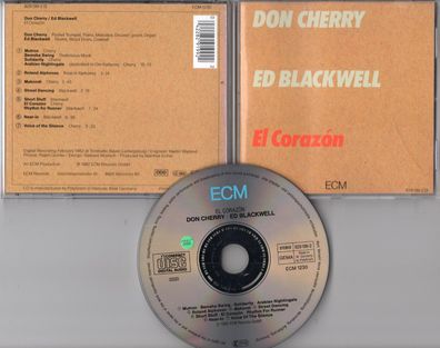 Don Cherry Ed Blackwell CD EL Corazon © 1982 ECM West Germany Polygram 829 199-2