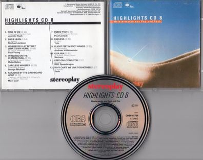 Stereoplay Highlights CD 8 © 1987 Jennifer Rush Michael Jackson Toto CDSP 15738