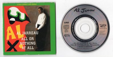 Al Jarreau CD-SINGLE 3-Inch ALL OR Nothing AT ALL © 1989 WEA 3-track # 257 603-2