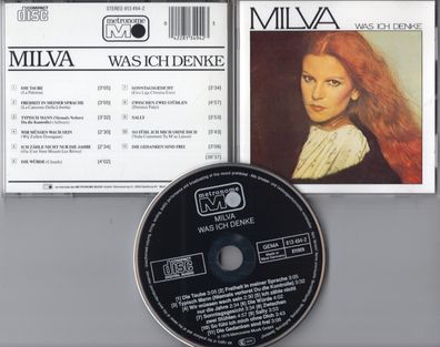 Milva CD WAS ICH DENKE © 1983 Metronome BLACK FACE 1st press # 813 494-2