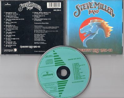 Steve Miller Band CD Greatest HITS 1974-78 © 1983 Mercury 1st press GREEN ARROW