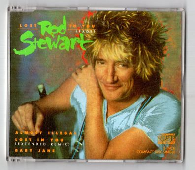 Rod Stewart CD-SINGLE 3-Inch LOST IN YOU (Fade) © 1988 Warner Bros # W 7927CD