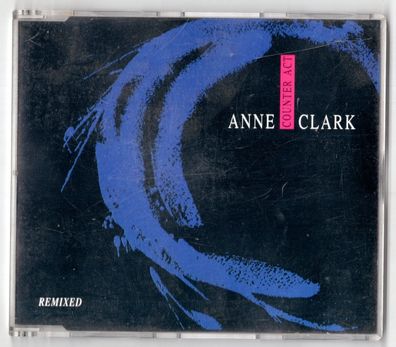 Anne Clark Maxi-CD Counter ACT Remixed © 1991 SPV 7-track barcode-stripe missing