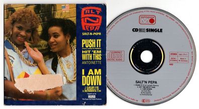 Salt-N-Pepa Antoinette Maxi-CD PUSH IT © 1988 Cardsleeve 3-track incl. I AM DOWN