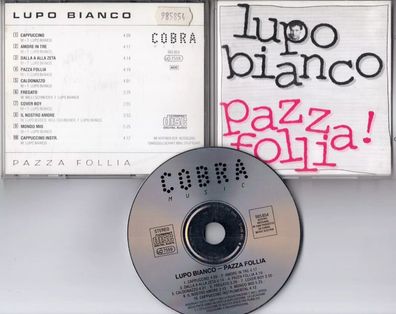 Lupo Bianco CD PAZZA FOLLIA © 1988 Cobra Music # 985 854 rare ITALO DISCO