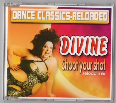 Divine CD SHOOT YOUR SHOT reloaded Remixes 3-track 2004 Hi NRG House DST 75064-8