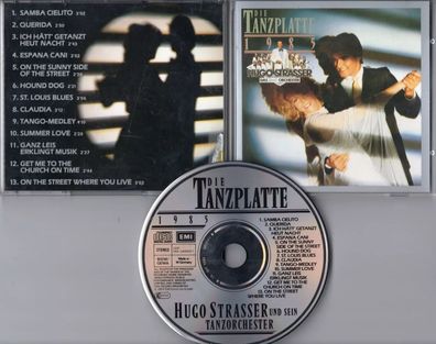 Hugo Strasser CD DIE Tanzplatte 1985 © 1984 EMI no barcode smooth edged case NM