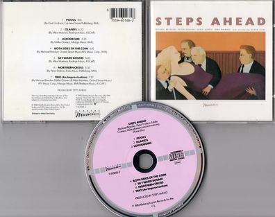 Steps Ahead CD s/t 1983 Elektra pink target # 9 60168 2 West Germany by Polygram