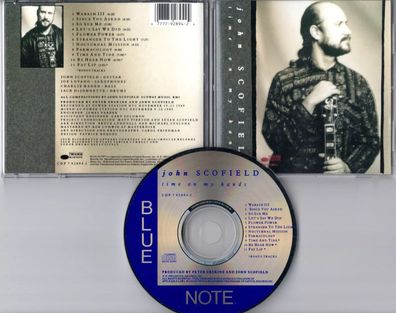 John Scofield CD TIME ON MY HANDS 1990 Blue Note CANADA Capitol JAX DIDX-006658