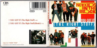 New Kids On The Block NKOTB CD-Single 3-Inch YOU GOT IT The Right Staff 2-track