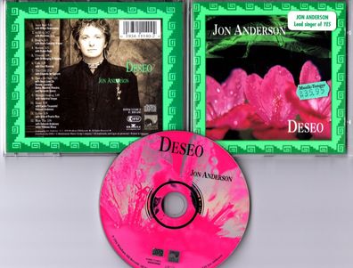 Jon Anderson CD DESEO incl. Sticker ( lead singer of YES) 1994 New Age near mint