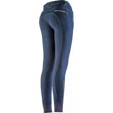 Damen Winter / Herbst Reithose Winterreithose Dunkelblau