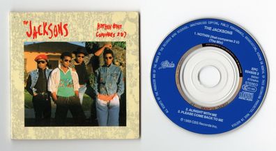 The Jacksons CD-SINGLE 3-Inch NOTHIN ( THAT Compares 2 U) 7.45 The Mix 1989 Epic