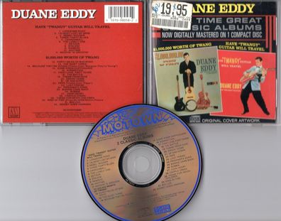 Duane Eddy CD 2 ALBUMS ON 1 Compact DISC 1986 Motown Manufactured by SANYO JAPAN