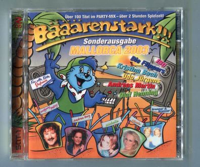 Bääärenstark 2 CDs Sampler Sonderausgabe Mallorca 2003 PARTY-MIX - neuwertig