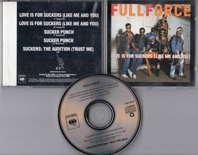 Full Force Promo-CD LOVE IS FOR Suckers © 1987 # CSK 2819 US 5-track Hip Hop RnB