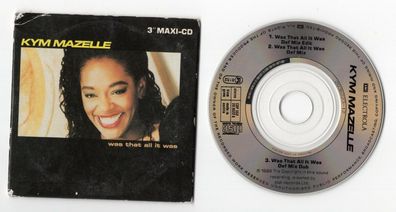 Kym Mazelle CD-SINGLE 3-Inch WAS THAT ALL IT WAS © 1989 Electro House 3-track