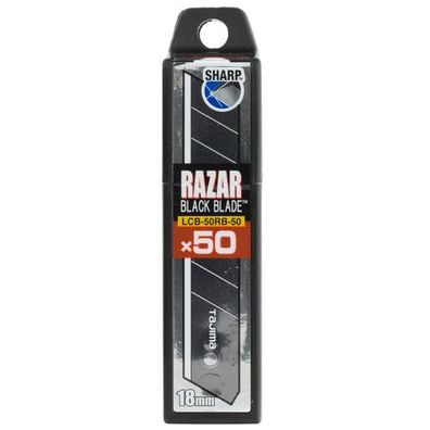 Tajima - Cutterklingen - 18 mm - 60° Razar Black Blade - LCB50RB-50H Box