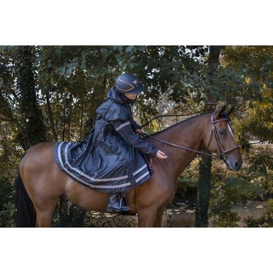 Equithème RiderCoat Regenmantel, Reitermantel, Wanderreitmantel in zwei Farben