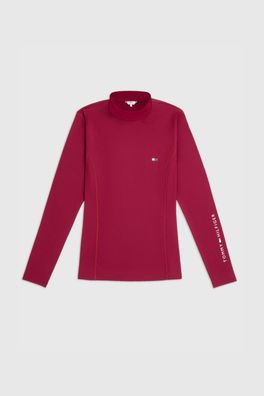 Tommy Hilfiger Equestrian Damen Funktionsshirt Langarm Shirt Virginia Rouge