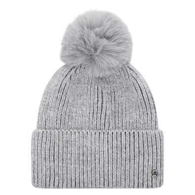 Euro-Star Damen Mütze Beanie ESLucilla grey melange mit Silberfäden