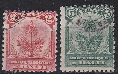 HAITI [1898] MiNr 0042-43 ( O/used )