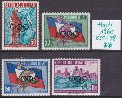 HAITI [1960] MiNr 0595-98 ( * */mnh ) Olympiade Überdruck