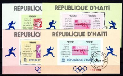 HAITI [1969] MiNr 1044 Block 35-38 ( O/used ) Olympiade